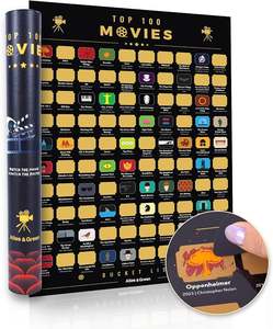 Póster Personalizado para Rascar con Lista de Películas, Póster Interactivo para Rascar con Diseño Personalizado - Product Image 2