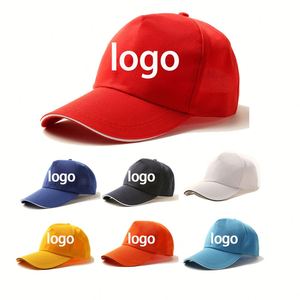 Gorras Deportivas Bordadas Lisas con Logotipo Personalizado, Gorras de Béisbol de Satén de Algodón Estampadas - Product Image 1
