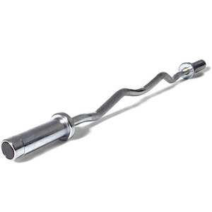 Levantamiento de pesas 1200mm 2 ''EZ Curl Weights Chrome Barbell Gym Bar - Product Image 4
