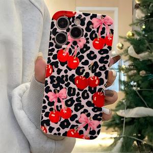 เคสพิมพ์ลายเสือดาวแบบเต็มหน้าจอเหมาะสำหรับ Apple 16/17 Pro สำหรับ iPhone 15/14/13/12 Pro Max ป้องกันการกระแทก - Product Image 1