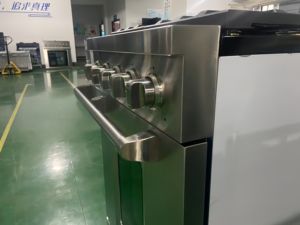 Estufa de 24 Pulgadas 2.37 Cu. Estufa de Gas de 4 Quemadores con Horno de Convección, Acero Inoxidable, Perillas de Aleación de Zinc, Encendido Electrónico, para el Hogar - Product Image 4