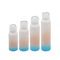 Flacon pulvérisateur à fine brume en PET disponible en 30 ml, 100 ml, 120 ml, 150 ml et 200 ml avec capuchon anti-poussière en PP pour l'emballage de toner et de brume faciale