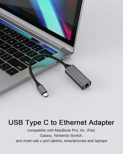 SYONG HUB USB C de 1 Puerto a Ethernet Gigabit de 10/100/1000 para MacBook Pro/Air, <span class=keywords><strong>Samsung</strong></span> Galaxy S24/S23 <span class=keywords><strong>Ultra</strong></span>, Dell XPS - Product Image 4