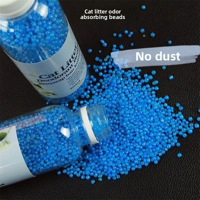 Cat Litter Deodorizing Beads Activated Carbon Dust-Free Granules Odor Removal Anti-Odor High-Absorption Companion Cat Litter
