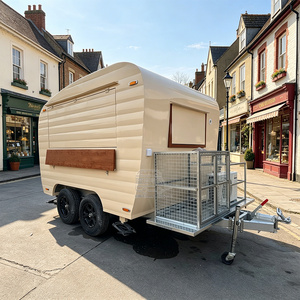 Mobile Vending Cart Customized Food Trailer Hot Dog Vending Cart Commercial Service Window Winery Food Trailer - Product Image 2