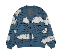 Pull jacquard personnalisé ODM à col roulé, manches longues, motif de Noël, tricoté à la machine, anti-plis, pour l'hiver