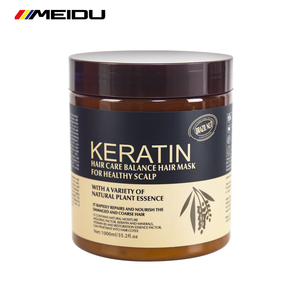 Vente flash - Masque capillaire à la kératine brésilienne réparatrice au collagène, soin profond à la kératine, 1000 ml - Product Image 1