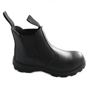 Acid Oil Resistant Waterproof Industrial Mining Work <strong>Boots</strong> No Lace Slip on <strong>Security</strong> <strong>Boots</strong> Steel Toe Safety Shoes Without Lace - Product Image 4