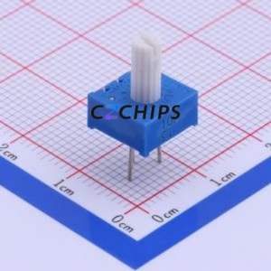 Resistencia Ajustable/Potenciómetro 3386P-1-102, Componente de Orificio Pasante (THT), Resistencia de 1kOhm 10% - Product Image 1