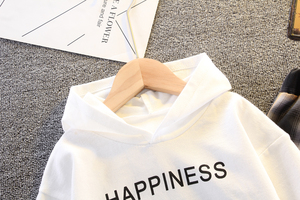 Conjunto de Dos Piezas de Sudadera con Capucha y Pantalones de Algodón de Manga Larga Estilo Occidental Informal para Bebés Niños - Product Image 3