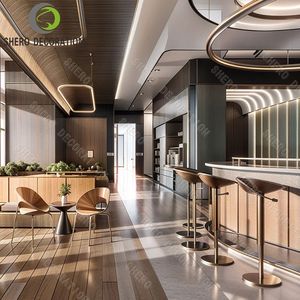 Bon prix mobilier commercial poste de travail bureau moderne ensemble de bureau Table d'appoint Ordinateur Design Unique PDG bureau administratif - Product Image 3