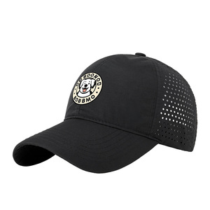 Casquette de baseball en maille respirante pour l'été, unisexe, séchage rapide, protection solaire, pliable, en nylon, avec logo - Product Image 1