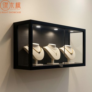Armoires murales à bijoux de luxe Vitrines personnalisées pour bijouteries Vitrines en verre haute définition - Product Image 6