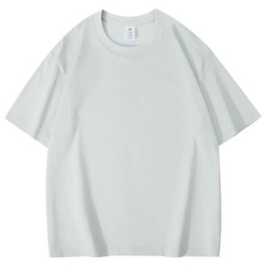 เสื้อยืดคอตตอน 100% หนัก 260 กรัม แบบสั่งทำพิเศษ OEM ODM ทรงโอเวอร์ไซส์ คอกลม แขนสั้น ไม่มีลาย พร้อมสกรีนโลโก้ - Product Image 6