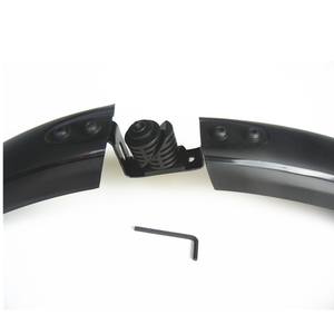 Guardabarros Guangtian para Bicicleta de Montaña de 26 Pulgadas, Placa de Arco Grande, Plástico Negro, Duradero, Accesorio - Product Image 5