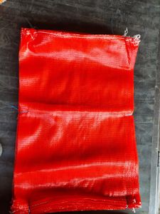 Bolsas de malla de plástico de polipropileno para embalaje de cebolla, color rojo, 47x85cm, 47x80cm - Product Image 2
