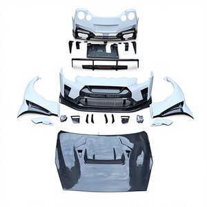 Kit de Carrocería Estilo VRS para NISSAN GTR R35, Parachoques Delantero y Trasero con Alerón, Modificación Popular del Kit de Carrocería del GTR R35 - Product Image 1