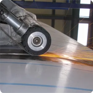 Sabuk penggiling aluminium oksida kualitas terbaik pita penggiling abrasif tahan lama untuk sabuk abrasif pemoles mesin logam lantai kayu