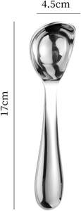 Cuchara para Helado de Metal en Oferta con Mango Azul Antideslizante - Product Image 2