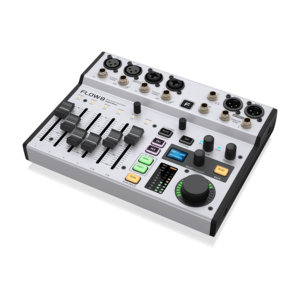 Mezclador de Audio Digital Profesional FLOW 8 de 8 Canales con Control por Aplicación Bluetooth EZ-GAIN para Transmisión en Vivo y Podcasting - Product Image 3