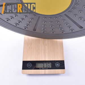 Tabla de equilibrio de oscilación de altura ajustable, superficie redonda antideslizante acanalada de 40cm, rotación de 360 grados, fisioterapia, terapia de rehabilitación y postura - Product Image 6