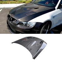 OLOTDI Style V Capot Moteur Avant en Fibre de Carbone Poli Miroir Noir Carbone Nouveau pour E92 E93 M3 2007+ B E92H004