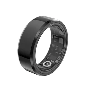 New Take Photo Innovation Design Light Intelligent Ring Multi-health Modules IP68 Waterproof Smart Ring With Charging Case