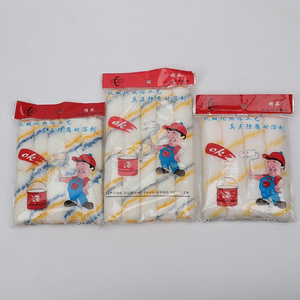 Polyester Paint Roller <b>Brush</b> Heads 3 4 6 Inch Cageless <b>Round</b> Core For DIY Hardware Coating Use - Product Image 1