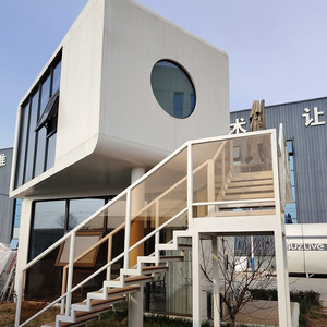 Casa Prefabricada Moderna Tipo Apple, Panel <span class=keywords><strong>de</strong></span> Aluminio <span class=keywords><strong>Pintado</strong></span> con Fluorocarbono, Aislamiento <span class=keywords><strong>de</strong></span> Poliuretano <span class=keywords><strong>de</strong></span> 100 mm, Sistema <span class=keywords><strong>de</strong></span> Voz Inteligente - Product Image 2