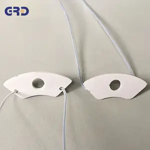 Custom fan-shaped pad ceramic heating element for fan heater