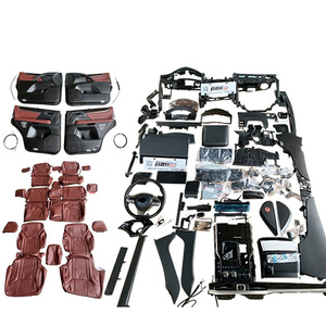 ชุดอัพเกรดภายในรถยนต์ Veidt สำหรับ LX570 ปี 08-15 ถึง 18 ครบชุด ประกอบด้วยแผงประตู เบาะนั่ง ผ้าคลุมเบาะ คันเกียร์ คอนโซลกลาง พวงมาลัย - Product Image 1