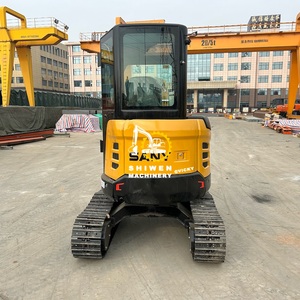 Excavadora de cola cero con motor y bomba de brazo oscilante lateral certificada por EPA CE usada SANY Micro Digger SY26U SY35U SY35C - Product Image 5