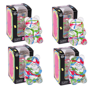 Nuevo Juguete Antiestrés de Gelatina Multicolor con Forma de Cubo de Hielo, de Maltosa TPR, Elástico, de Rebote Lento, Bloque de Animal de Dibujos Animados para Descompresión - Product Image 3
