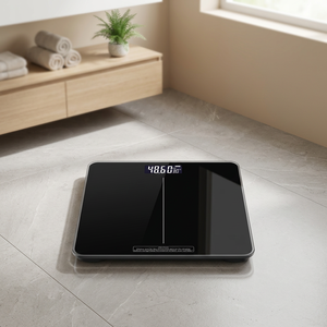 Balance numérique mini OEM du fabricant, capacité 180 kg, précision 0,1 g, écran LCD, verre trempé, batterie - Product Image 2
