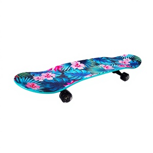 <span class=keywords><strong>Skateboard</strong></span> a Doppia Testa e Doppio Rocker da 31 Pollici con Tavola in Plastica PP Curvata [Vari Colori] Regalo per <span class=keywords><strong>Bambini</strong></span> - Product Image 1