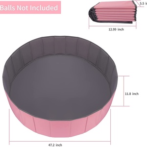 Piscina de Pelotas Portátil de PVC y Piscina para Mascotas con Tamaño y Color Personalizables para Uso Escolar Infantil en Interiores/Exteriores - Product Image 5