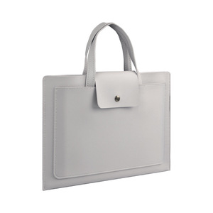 Sac de rangement pour documents de grande capacité, porte-documents, sac à main pour ordinateur portable épaissi, minimaliste, imperméable, pochette de rangement pour documents de bureau - Product Image 4