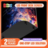 Écran LED couleur pleine résolution haute qualité P1.86/P2.5 pour comptoir d'accueil, modulaire, haute définition, étanche IP65, garantie de 2 ans