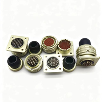 Connecteur de borne à souder automobile étanche plaqué or série OHS, prise femelle pour câble réseau optique D38999