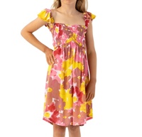 2024 Aloha personnalisé fille hawaïenne imprimé fleuri robe de vacances enfant personnalisé fille hawaïenne imprimé fleuri robe de vacances
