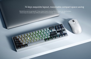 Mới ban đầu Xiao Mi Mijia Bàn Phím Cơ MK71 Pro Moon Rock xmmk71p01ym - Product Image 6
