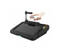 Terminal de point de vente Android avec imprimante, machine de point de vente 10,1 pouces avec lecteur NFC, scanner de codes-barres, MSR, IC, imprimante tout-en-un
