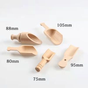 Wholesale Mini Wooden Bath Salt Spoon Candy Tea Measuring <strong>Scoop</strong> <strong>Washing</strong> <strong>Powder</strong> Baby Spoon Scooper - Product Image 2