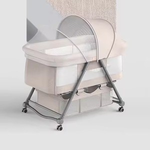 Nuevo Juego de Cama Plegable de Diseño Moderno para Bebés, Cuna para Dormir, Cunas para Niños, Camas Columpio, Cuna Colecho para Recién Nacidos - Product Image 4