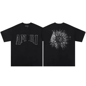 เสื้อยืดฮิปฮอปวินเทจลำลองผ้าฝ้ายแท้ 300 กรัมสำหรับผู้ชาย ขายดี - Product Image 1