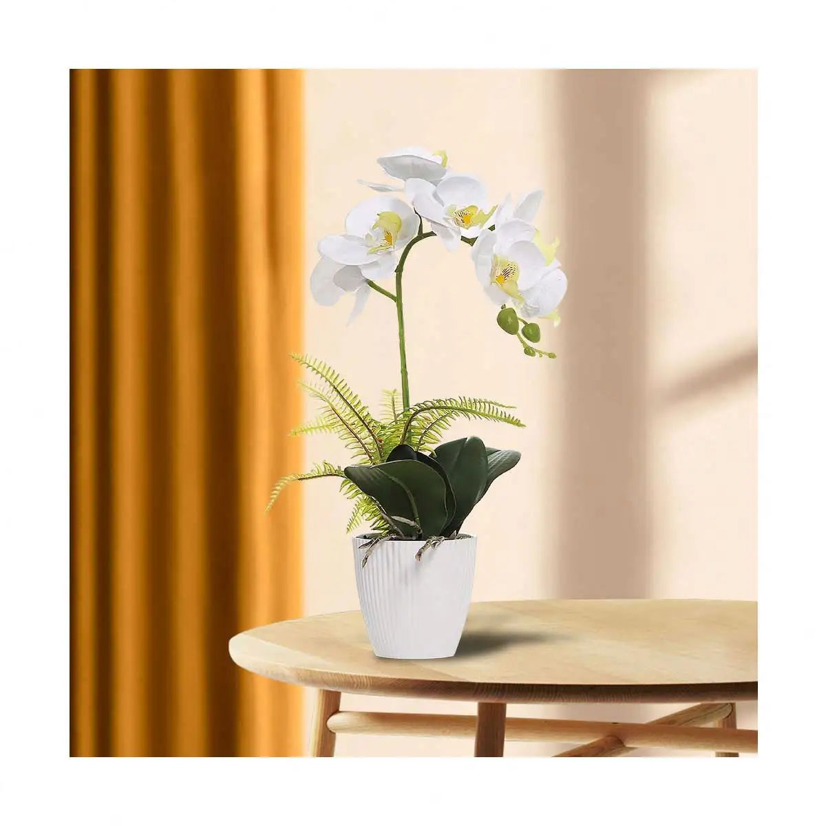 Wholesale high quality fakeorchid flower artificial silk flowers