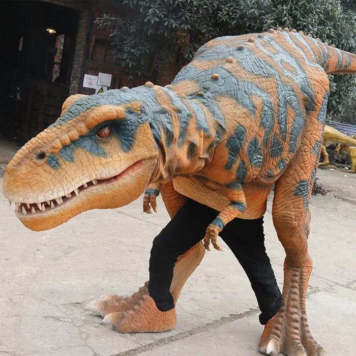 A Animatronic Carnaval Festival dinosaurio traje de la mascota para adultos 12 meses 6000MAH 12V CE RHOS TUV 1 pieza 1 unid/caja