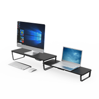 USB3.0 Portable moniteur support pour ordinateur portable en bois moniteur Base support pliable bureau école maison ordinateur bureau en bois Riser pour