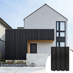 Panneau mural <span class=keywords><strong>extérieur</strong></span> en WPC imperméable au design moderne, écologique et durable, pour la décoration des murs extérieurs et des cours. - Product Image 6