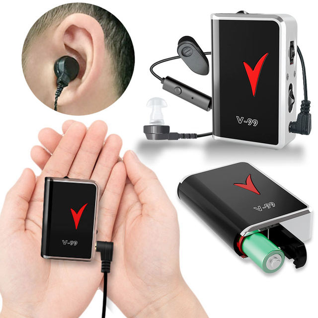 High Power Portable Pocket Model Hearing Aids Quality Sound Amplifier Pocket Hearing Aid